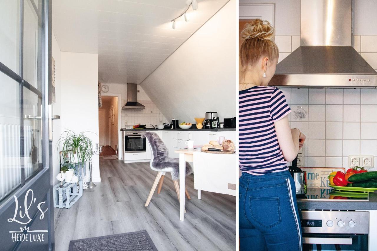 Ferienwohnung Lil'S Heideluxe Schneverdingen Exterior foto
